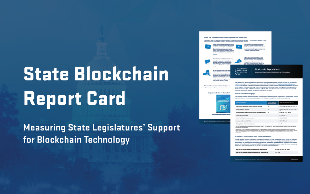 New Report Card Measures State Legislative Support for Blockchain Tech