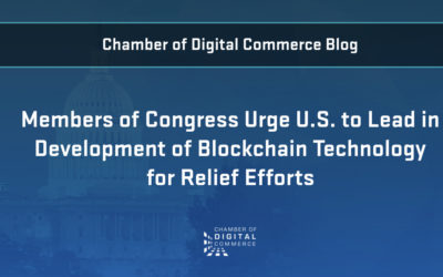 Members of Congress Urge U.S. to Lead in Development of Blockchain Technology for Relief Efforts